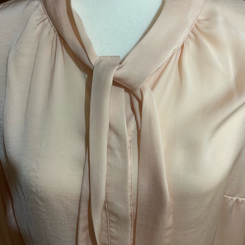 Pink Bowtie Blouse - Picture 3 of 4
